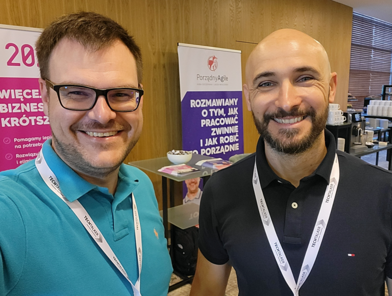 Jakub Szczepanik i Jacek Wieczorek podczas konferencji