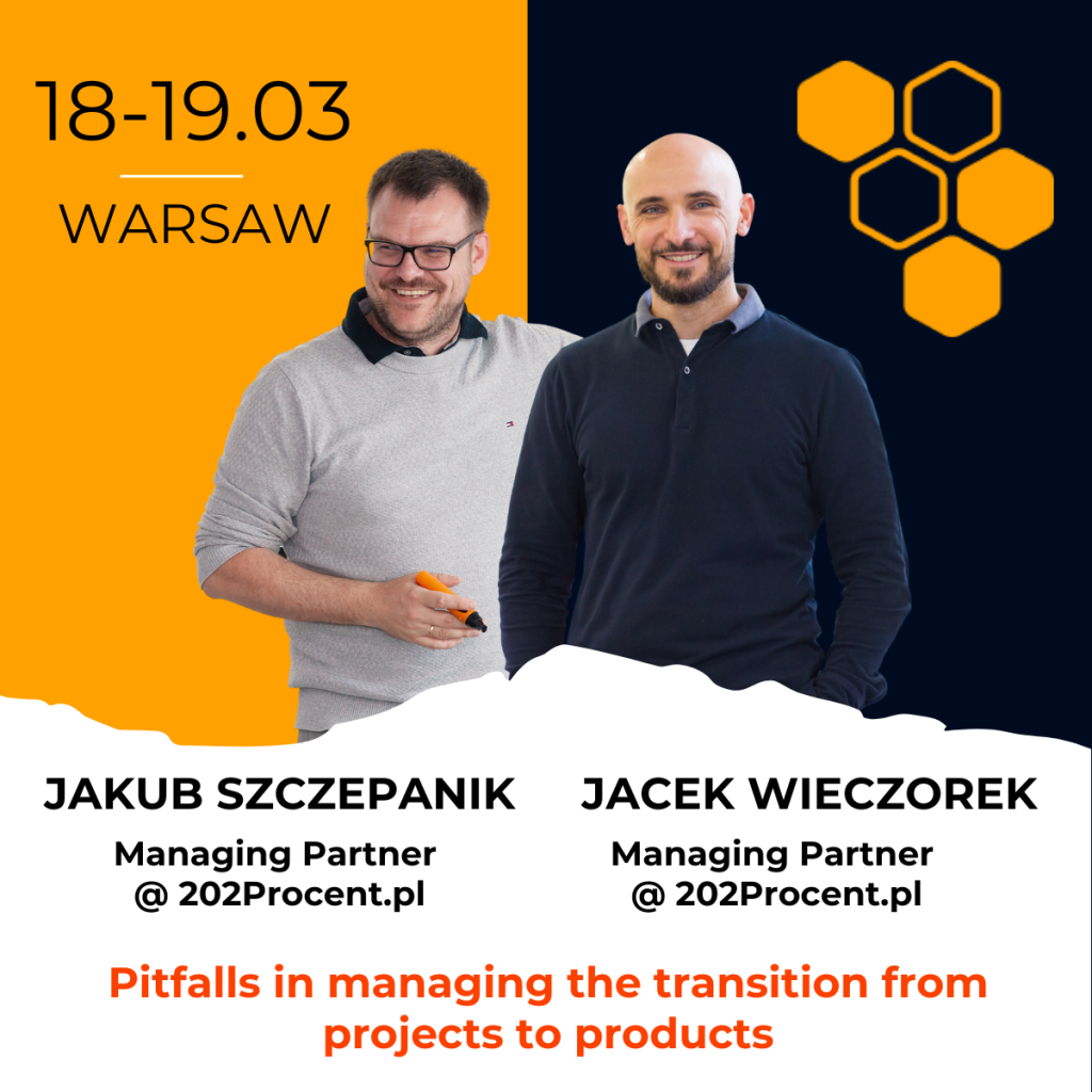 Konferencja Product Hive Kuba Szczepanik i Jacek Wieczorek